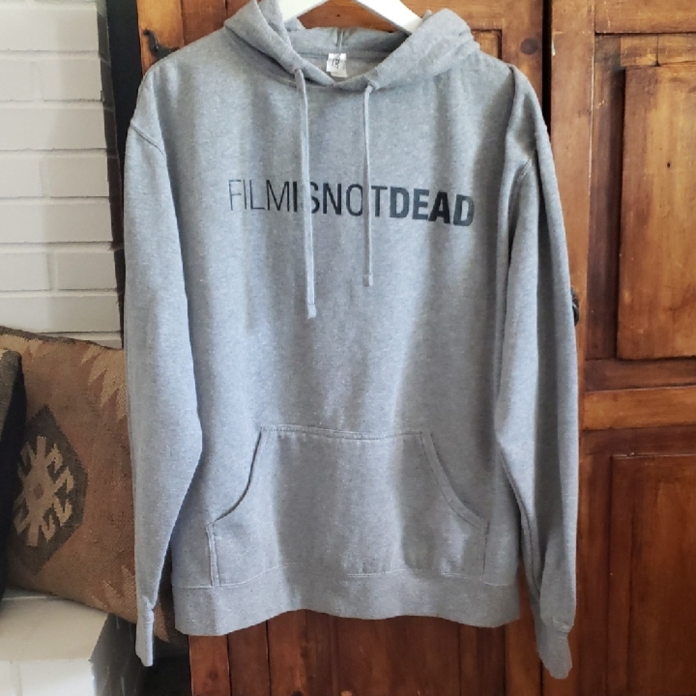 Gray FILM IS NOT DEAD Hoodie XL Sweatshirt
